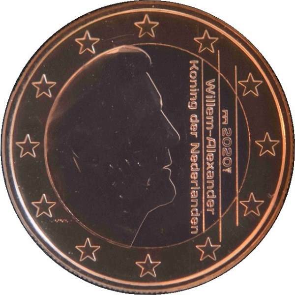 Нидерланды 1 Евро (2020) KM#