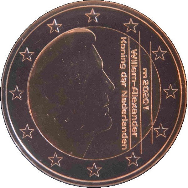 Нидерланды 2 Евро (2020) KM#