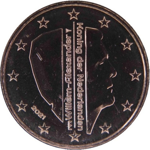 Нидерланды 10 Евро цент (2021) KM#