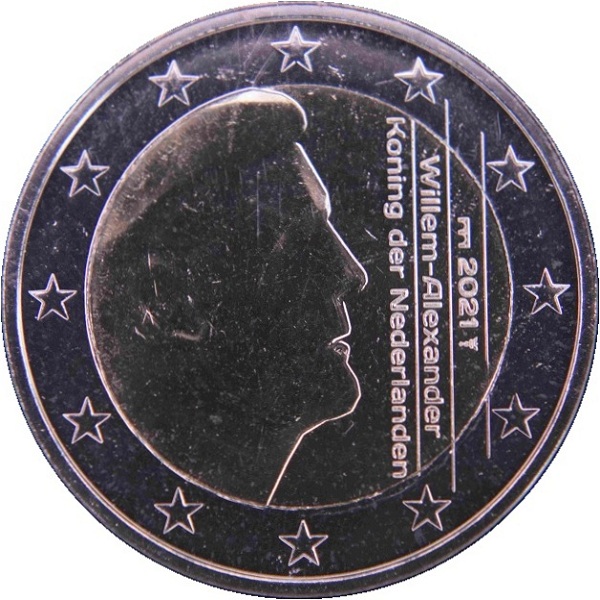 Netherlands 2 Euro (2021) KM#