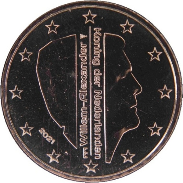 Netherlands 50 Euro cent (2021) KM#
