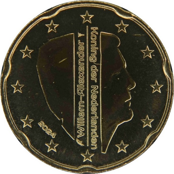 Нидерланды 20 Евроцент (2024) KM#