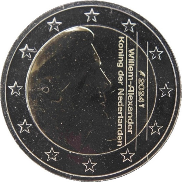 Нидерланды 2 Евро (2024) KM#