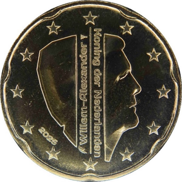 Нидерланды 20 Евроцент (2025) KM#