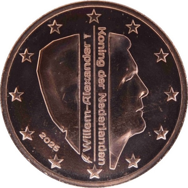Нидерланды 5 Евроцент (2025) KM#