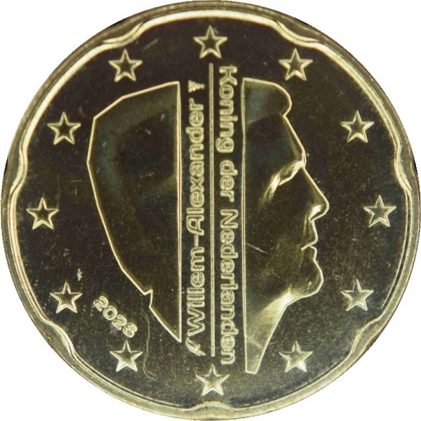 Netherlands 20 Eurocent (2026) KM#