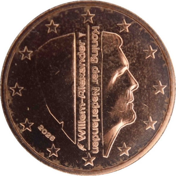 Netherlands 2 Eurocent (2026) KM#