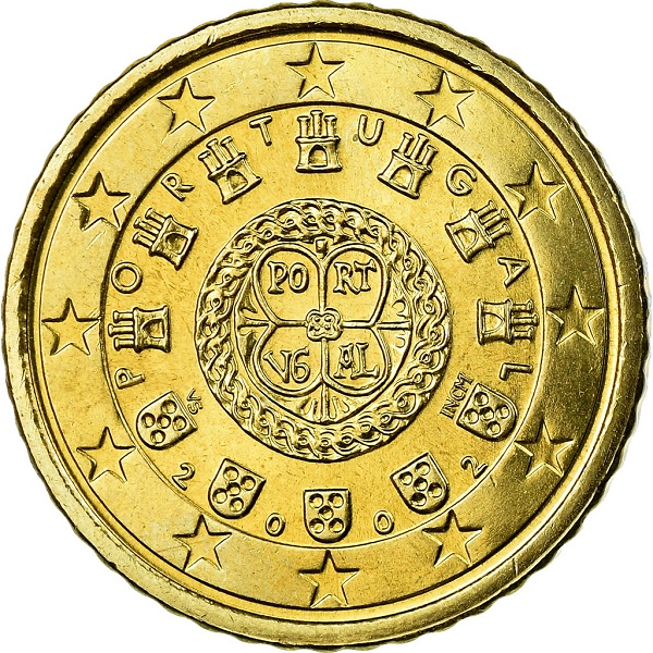 Португалия 50 Евро цент (2002) KM#