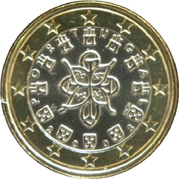 Португалия 1 Евро (2003) KM#