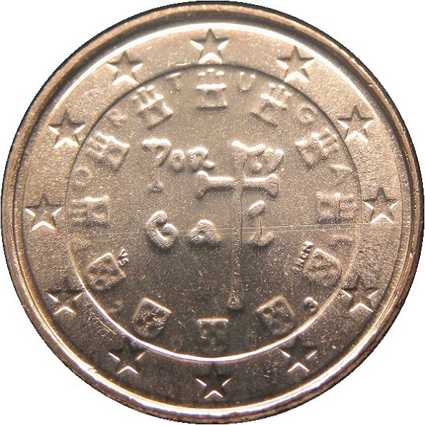 Португалия 1 Евро цент (2003) KM#