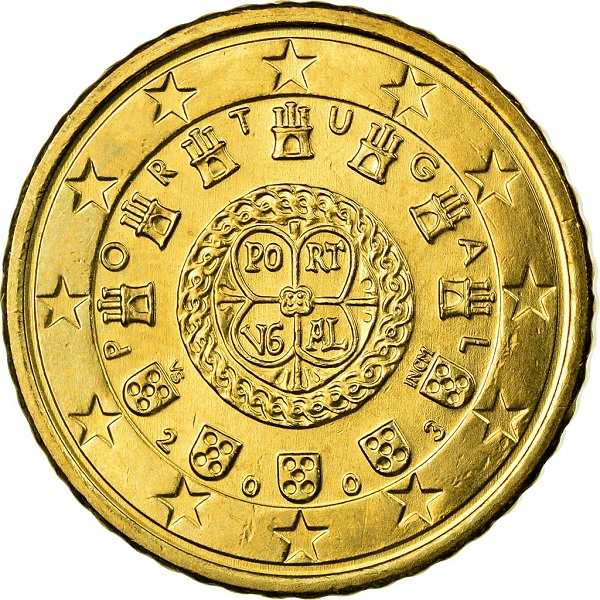 Португалия 50 Евро цент (2003) KM#