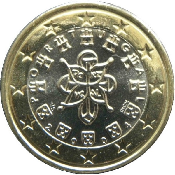 Португалия 1 Евро (2004) KM#