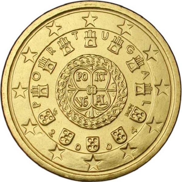 Португалия 50 Евро цент (2004) KM#