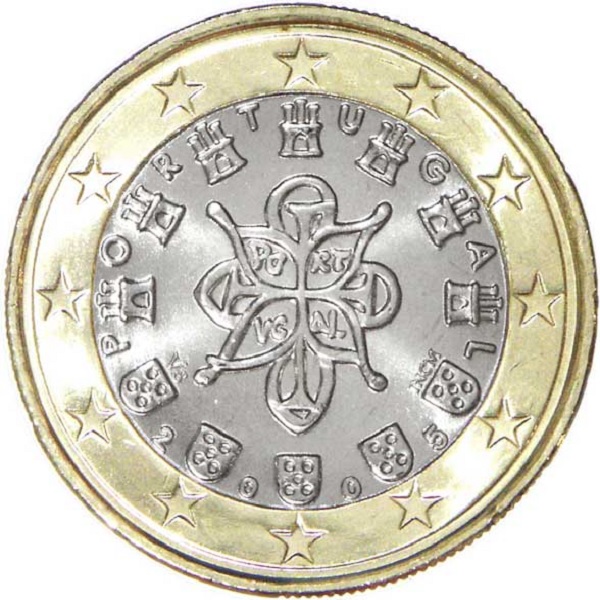 Portugal 1 Euro (2005) KM#
