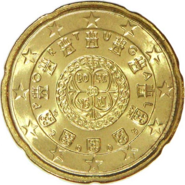 Portugal 20 Euro cent (2005) KM#