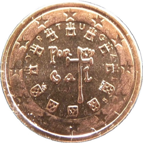 Portugal 2 Euro cent (2005) KM#