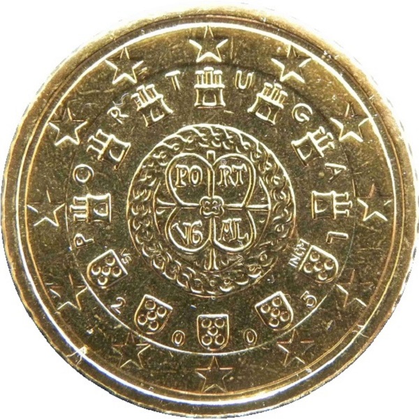Portugal 50 Euro cent (2005) KM#