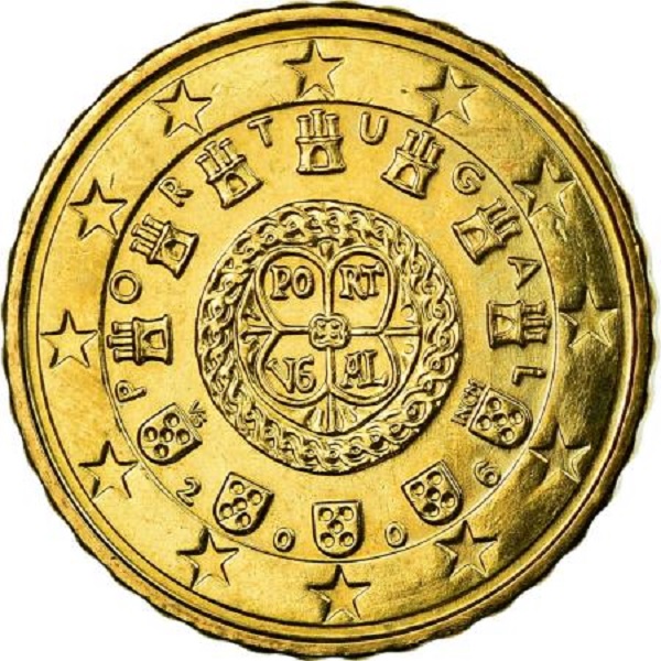 Portugal 10 Euro cent (2006) KM#
