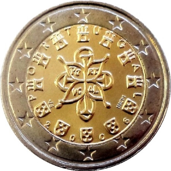 Portugal 2 Euro (2006) KM#