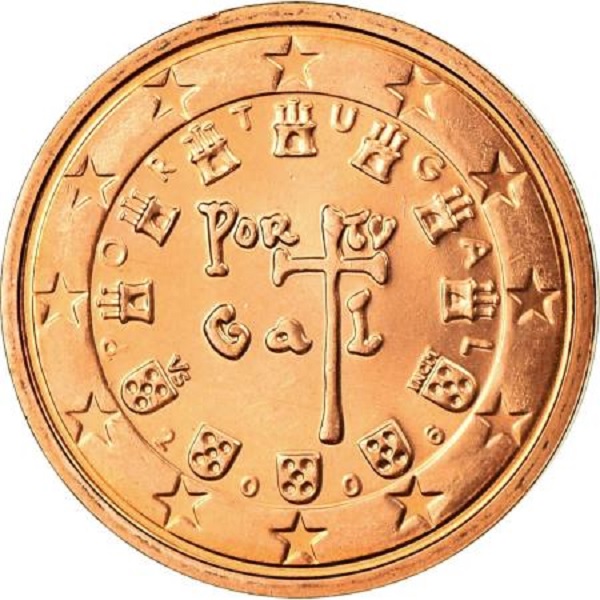 Portugal 2 Euro cent (2006) KM#