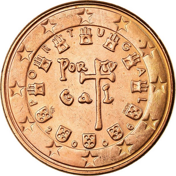 Portugal 5 Euro cent (2006) KM#