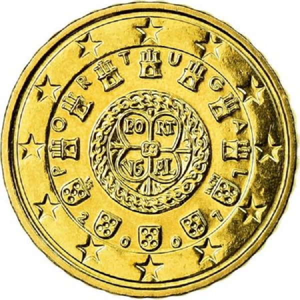 Portugal 10 Euro cent (2007) KM#