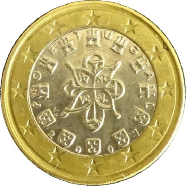 Португалия 1 Евро (2007) KM#