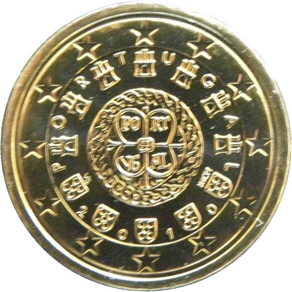 Португалия 50 Евро цент (2010) KM#