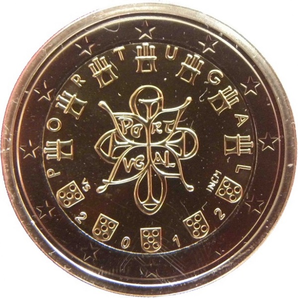 Portugal 2 Euro (2012) KM#