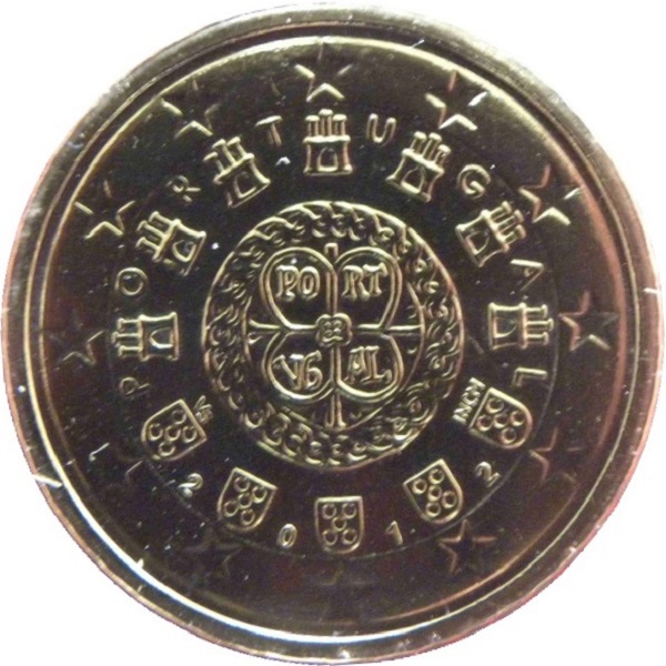 Португалия 50 Евро цент (2012) KM#