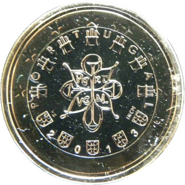 Португалия 1 Евро (2013) KM#