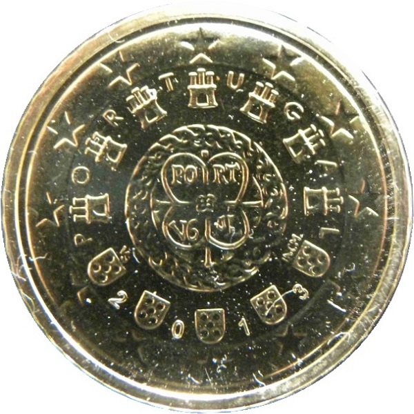 Португалия 50 Евро цент (2013) KM#