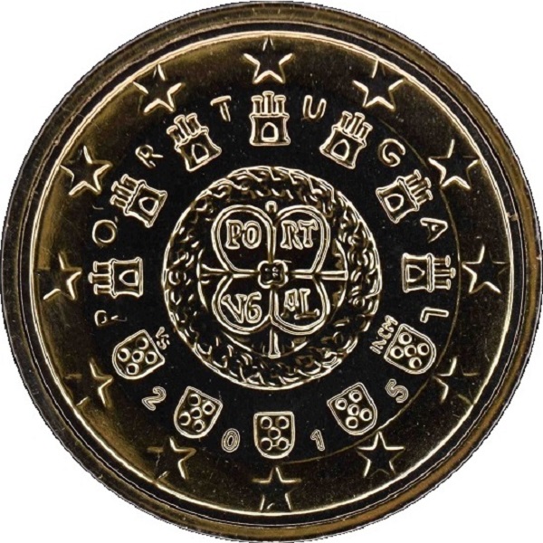 Португалия 50 Евро цент (2015) KM#