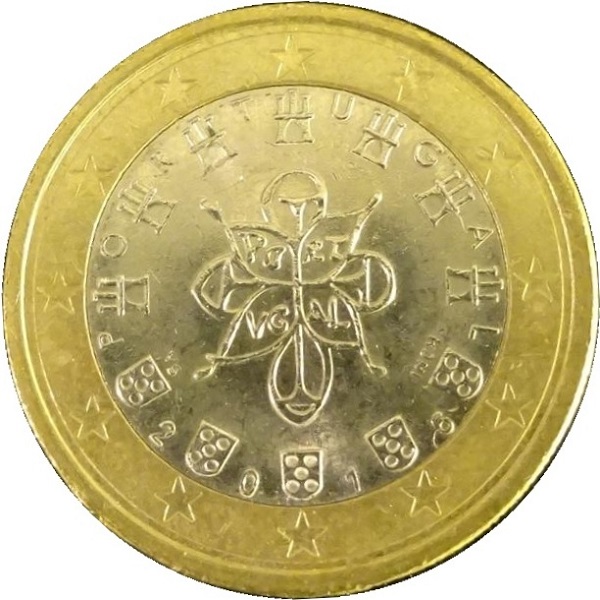 Португалия 1 Евро (2016) KM#