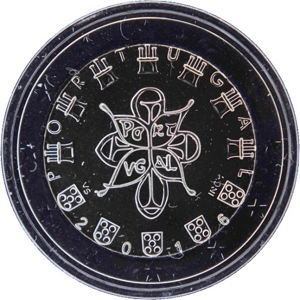 Португалия 2 Евро (2016) KM#