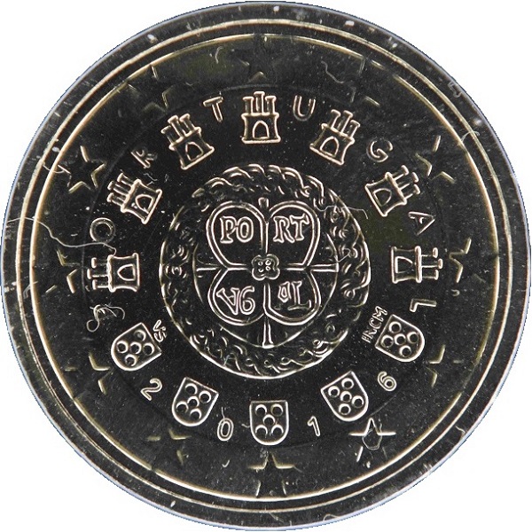 Португалия 50 Евро цент (2016) KM#