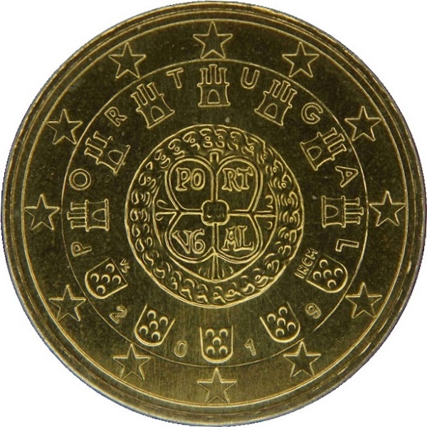 Португалия 10 Евро цент (2019) KM#