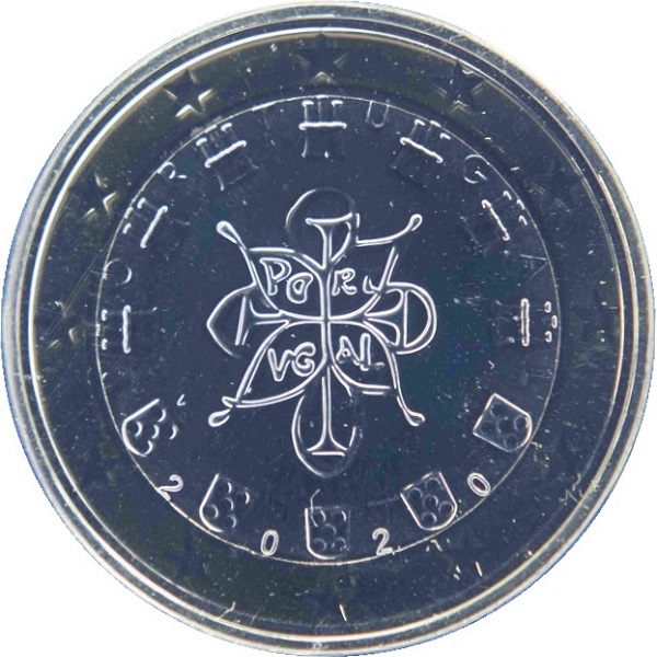Португалия 1 Евро (2020) KM#