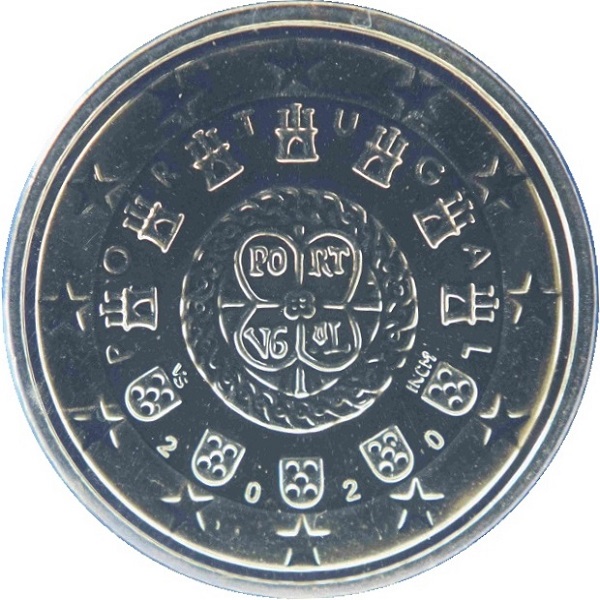 Португалия 50 Евро цент (2020) KM#