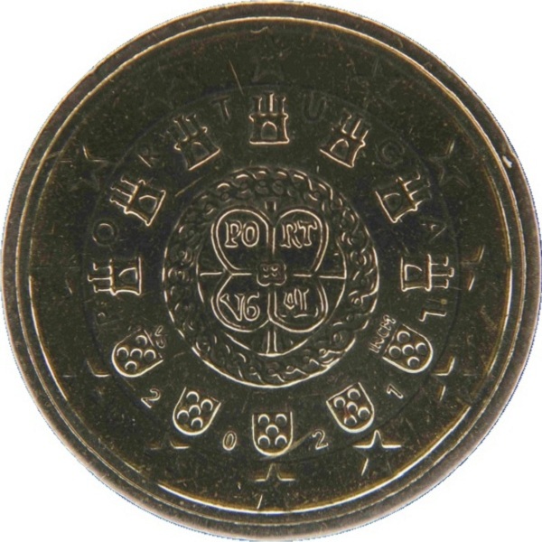 Португалия 50 Евро цент (2021) KM#