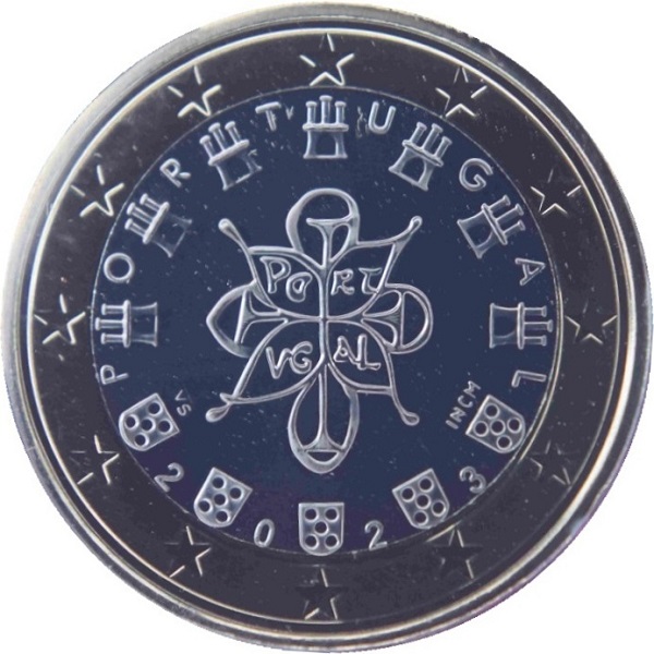 Португалия 1 Евро (2023) KM#