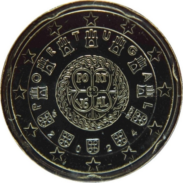 Португалия 20 Евроцент (2024) KM#