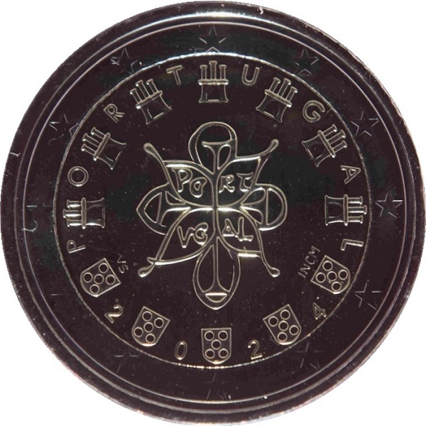 Португалия 2 Евро (2024) KM#