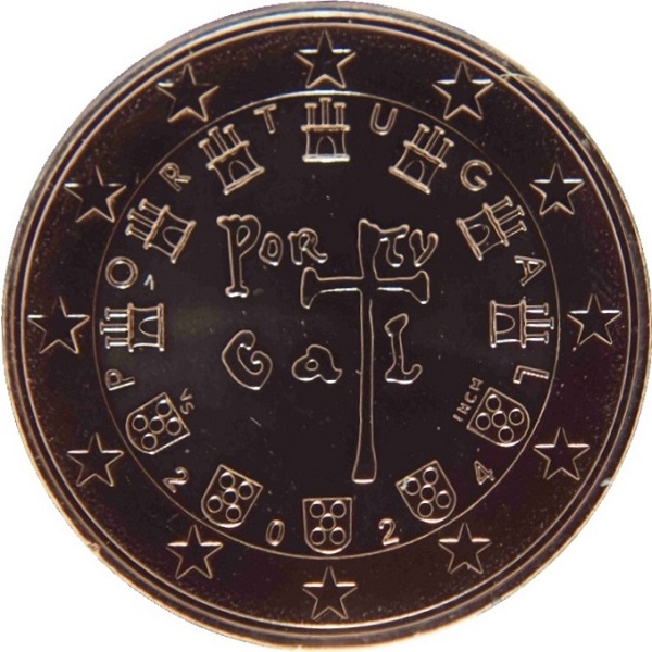 Португалия 5 Евроцент (2024) KM#