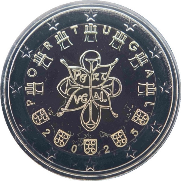 Португалия 2 Евро (2025) KM#