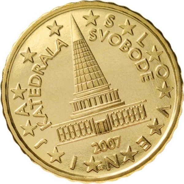 Словения 10 Евро цент (2007) KM#