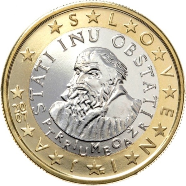 Словения 1 Евро (2007) KM#