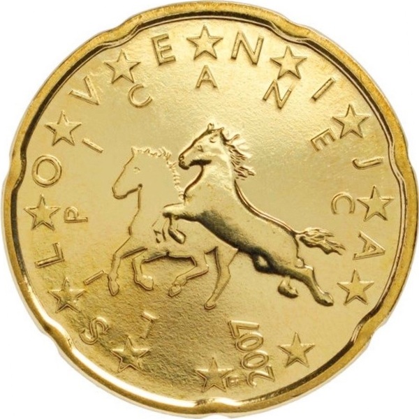 Словения 20 Евро цент (2007) KM#