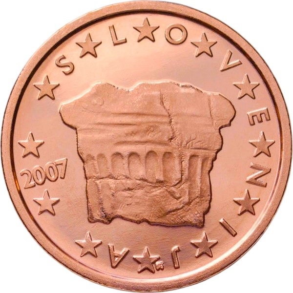 Словения 2 Евро цент (2007) KM#