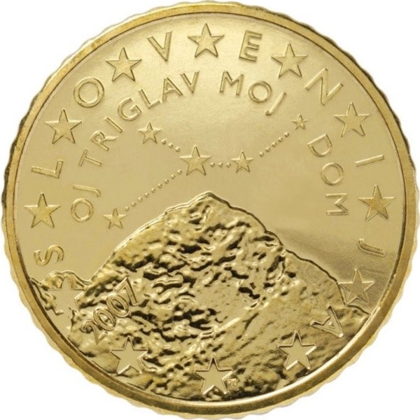 Словения 50 Евро цент (2007) KM#